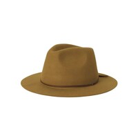 Brixton Hat Wesley Fedora Packable Golden Brown image