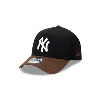 New Era Hat 9FORTY A-Frame NY Yankees Black/Walnut image