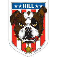 Powell Peralta Sticker Frankie Hill Bulldog 4.5 Inch image
