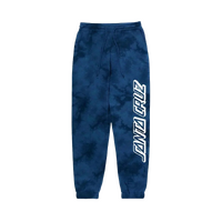 Santa Cruz Youth Pants Classic Strip Track Vintage Blue Tie Dye image