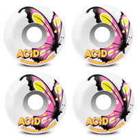 Acid Wheels Type A 53mm (99a) Butterfly White image
