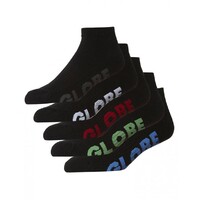 Globe Youth Socks Ankle Stealth 5pk Black US 2-8 image