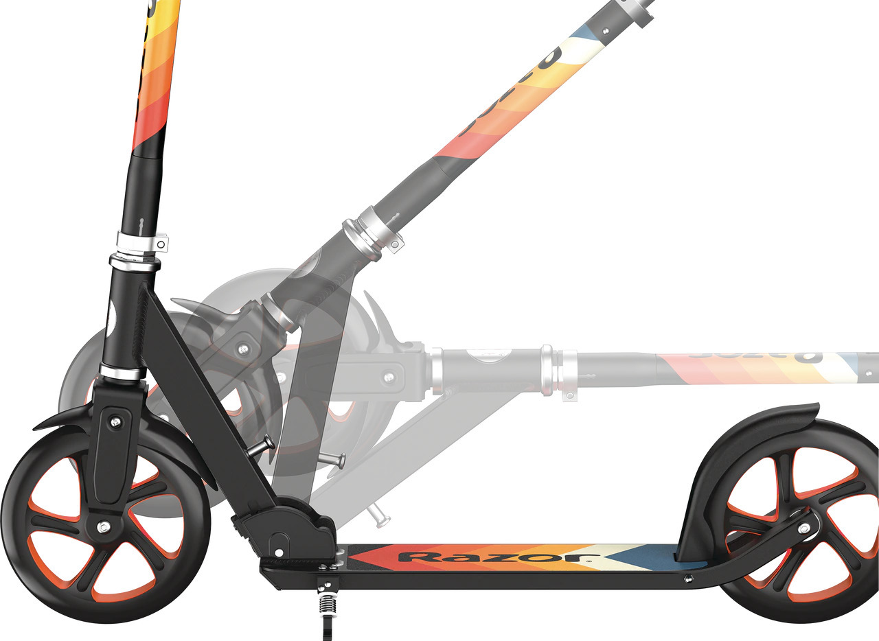 Razor A5 LUX Scooter with Light Up Wheels Orange