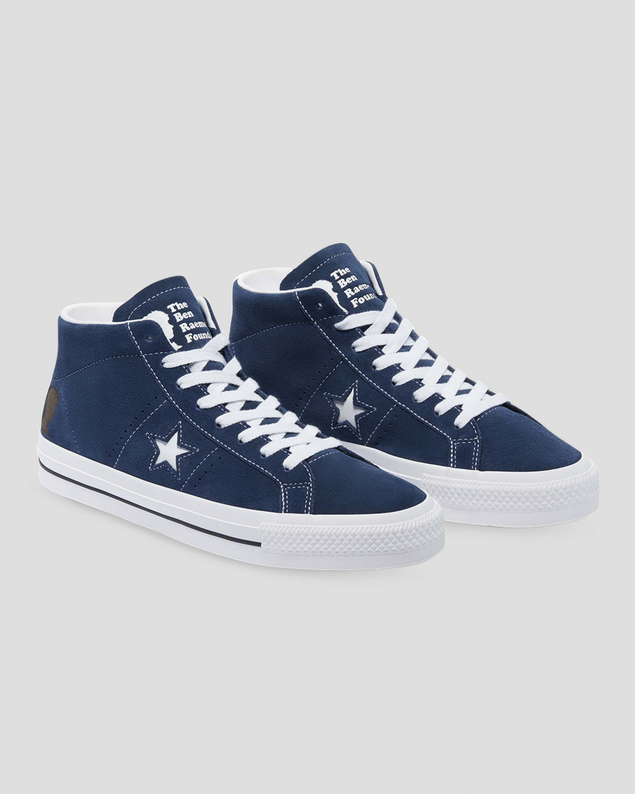 Converse One Star Pro Mid Ben Raemers Navy/White