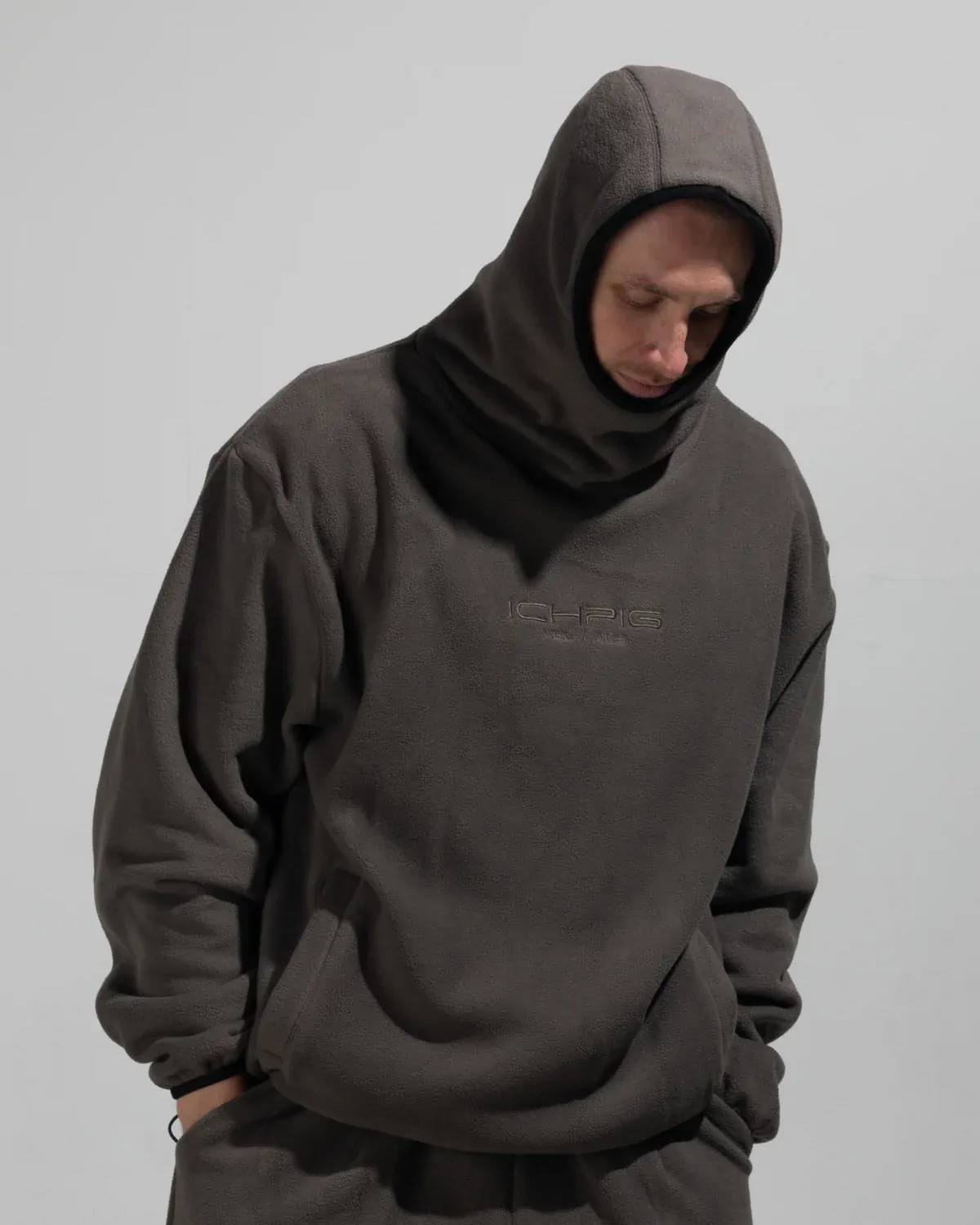 Ichpig Jumper Polar Hi-Guard Hood Pebble - Picture 4 of 4