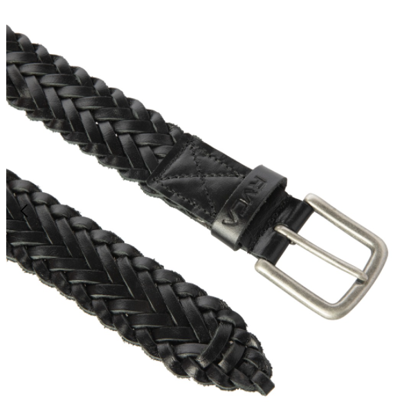 RVCA Belt Twine Leather Black