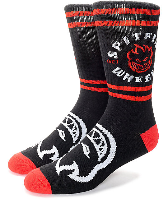 Spitfire Socks Classic Bighead Black/Red US 8-12