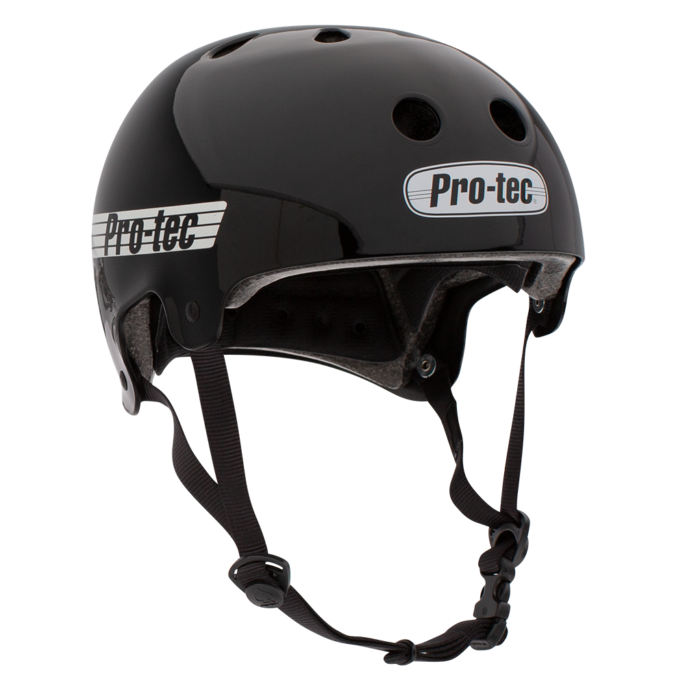 ProTec Helmet Old School Certified Gloss Black