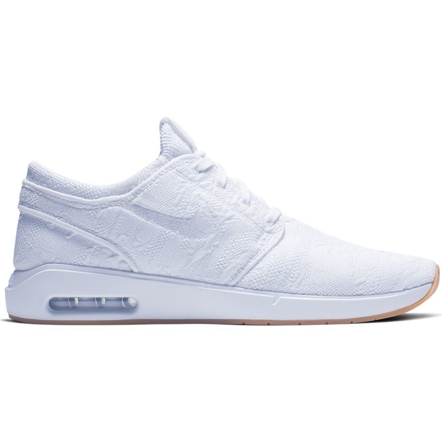 toda la vida gris persona que practica jogging Nike SB Stefan Janoski Air Max 2 White/White/Gum