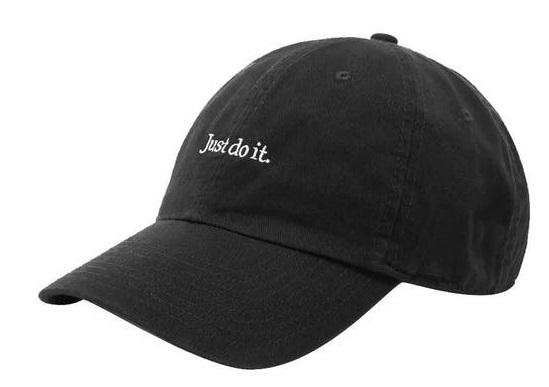 Just do it cap black hotsell