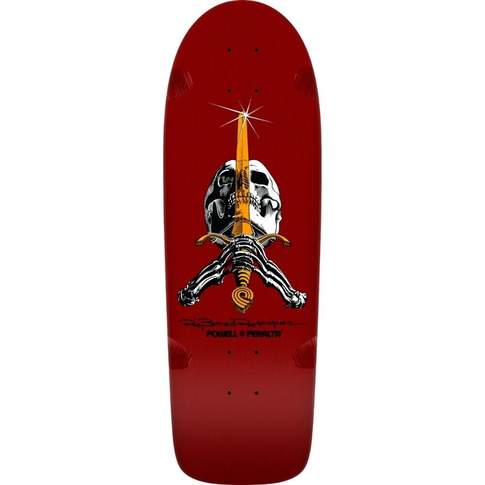 Powell Peralta Deck Rodriguez Skull And Sword OG Maroon10 Inch powell-peralta-deck-rodriguez-skull-and-sword-og-maroon10-inch