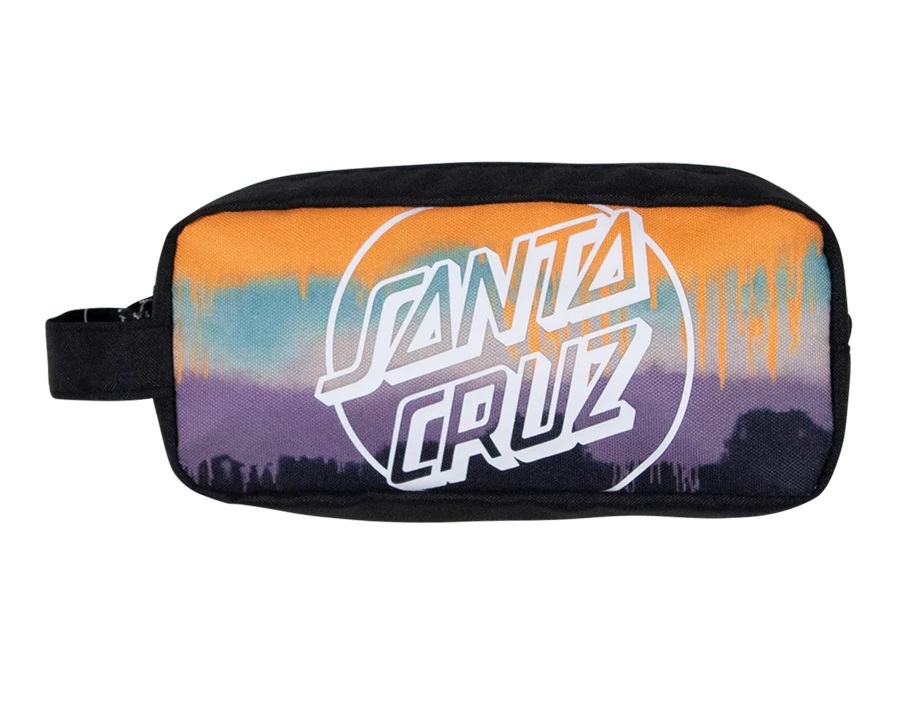 Santa Cruz Pencil Case Opus Dot Drip Black