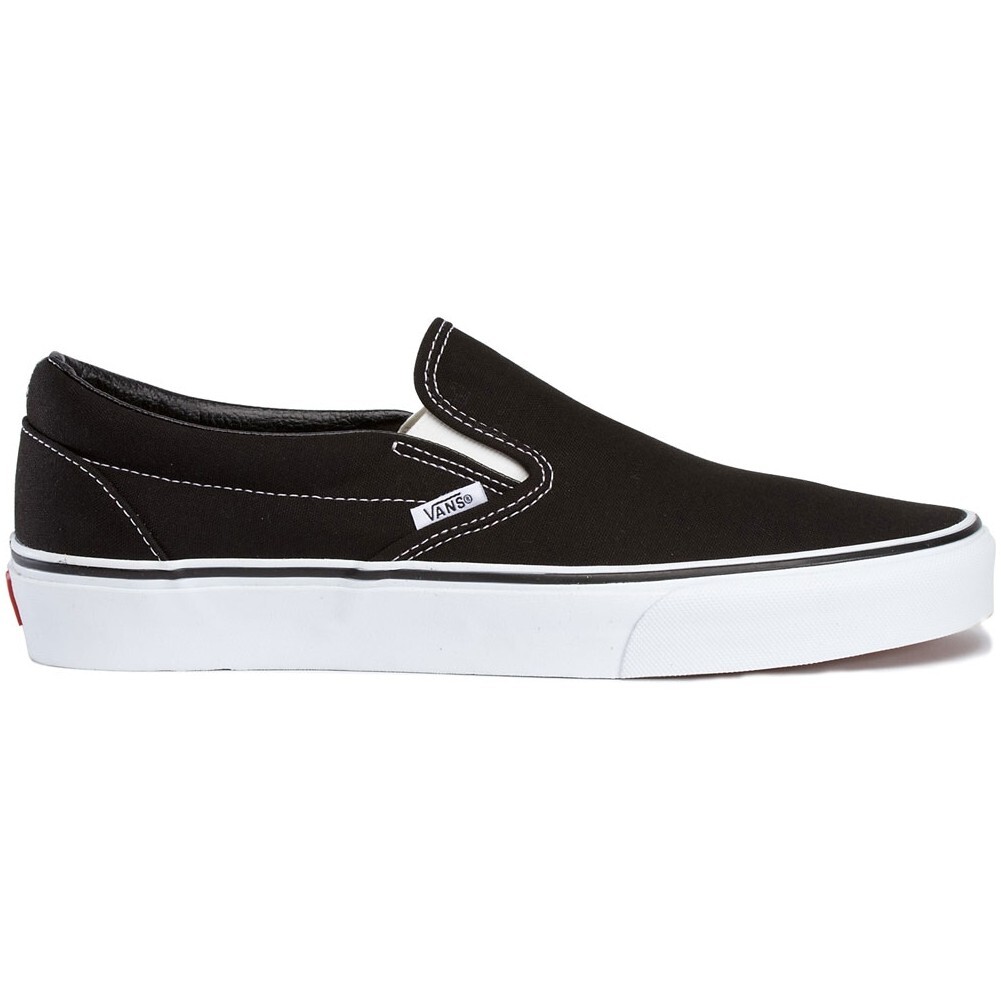 black slip vans