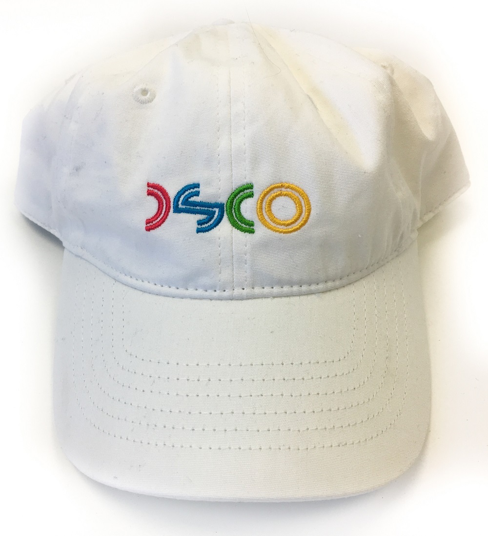 DSCO Hat Stitch Logo White 6 Panel