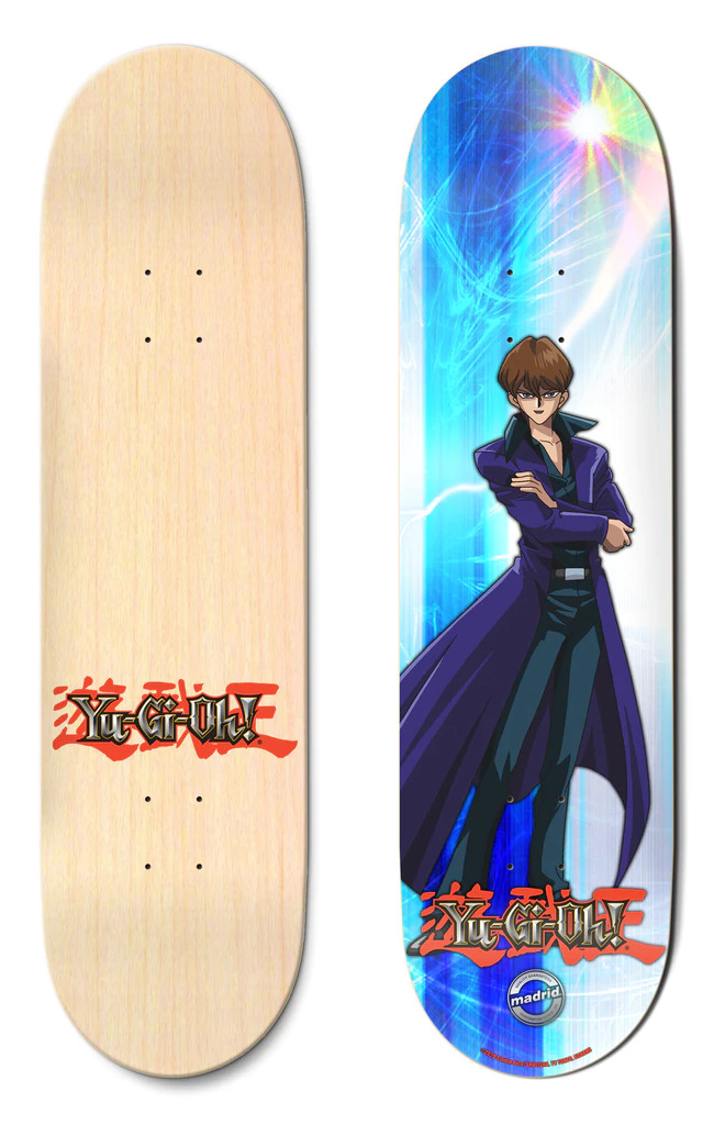 Madrid Deck Yu-Gi-Oh! Seto Kaiba 8.25 | Holographic Skateboard Deck