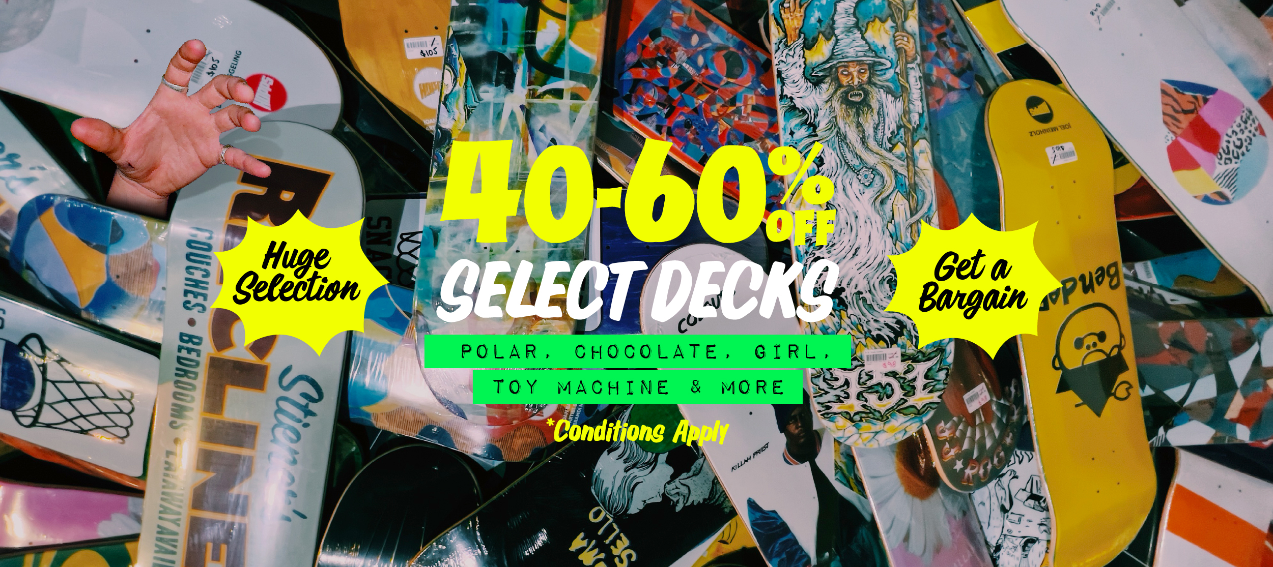 Deck Sale 40-60% off