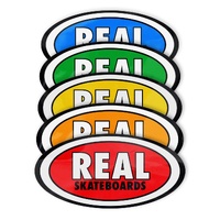 Real Sticker Staple Oval 7.5 inch Assorted image