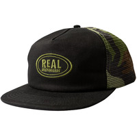 Real Hat Trucker Oval Black/camo image