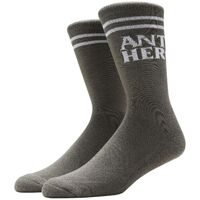 Antihero Socks Blackhero If Found Grey/White US 8-12 image