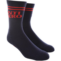 Antihero Socks Blackhero If Found Navy/Red image