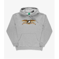 Antihero Jumper Eagle Hood Heather Grey image