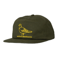 Antihero Hat Basic Pigeon Olive/Gold image