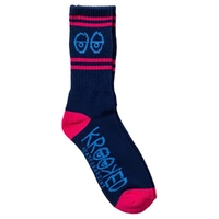 Krooked Socks Eyes Navy/Blue/Magenta image