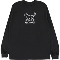 Krooked Tee El Perro Long Sleeve Black/White image