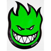 Spitfire Sticker Fireball Large Green 8 Inch Width image