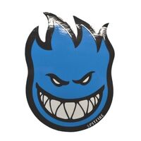 Spitfire Sticker Fireball Large Blue 8 Inch Width image