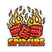 Spitfire Sticker Hot Hands 10cm Wide image