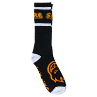 Spitfire Socks Hellfire Script Black image