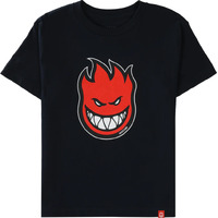 Spitfire Youth Tee Bighead Fill Black/Red image