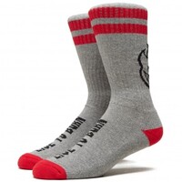 Spitfire Socks Heads Up Grey/Red/Black US 9-12 image