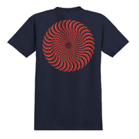 Spitfire Tee Classic Swirl Overlay Navy image