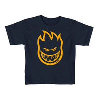 Spitfire Youth Tee Bighead Navy/Gold image