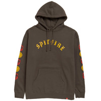 Spitfire Jumper Old English Hood Bighead Swirl Sleeve Charcoal image