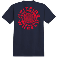 Spitfire Tee Classic 87 Swirl Navy/Red image