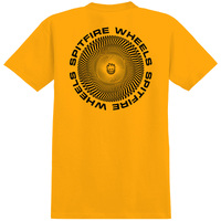 Spitfire Youth Tee Classic Vortex Gold/Black image