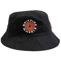 Spitfire Hat Bucket Classic 87 Swirl/Bighead Reversible Black/Red image