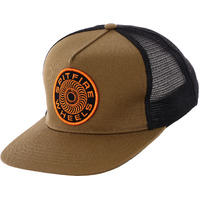 Spitfire Hat Classic 87 Swirl Patch Trucker Tan/Black/Orange image