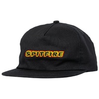 Spitfire Hat Flames Script Black image