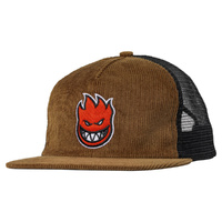 Spitfire Hat Trucker Bighead Fill Corduroy Brown/Black image