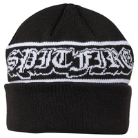 Spitfire Beanie Old E Drop Cuff Black image