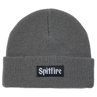 Spitfire Beanie Molotov Script Charcoal image