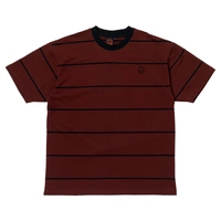 Spitfire Tee Bighead Embroidery Stripe Burgundy image