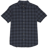 Brixton Shirt SS Crosby Plaid Ombre Blue/Black image