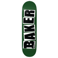 Baker Deck Logo Forest Green 7.88 Inch Width image
