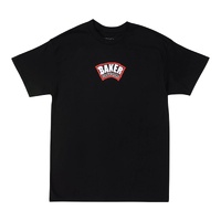 Baker Tee Arch Logo Black/Red image