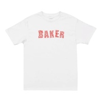 Baker Tee Get Lost White/Red image